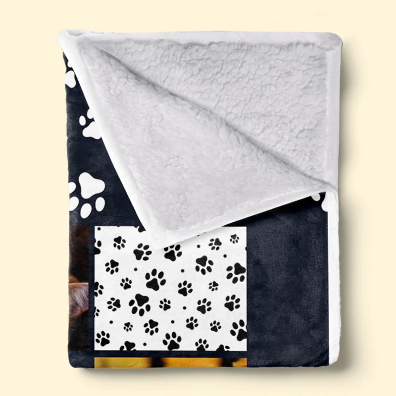 Custom Photo You Were My Hardest Goodbye - Memorial Personalized Custom Blanket - Sympathy Gift For Pet Owners, Pet Lovers