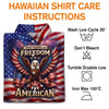Custom Unisex Tropical Hawaiian Aloha Shirt - Personalized America 250th Anniversary Gifts For Women, Men - Honor Courage And Unity