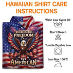 Custom Unisex Tropical Hawaiian Aloha Shirt - Personalized America 250th Anniversary Gifts For Women, Men - Honor Courage And Unity