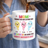 Custom 3D Inflated Effect Printed Mug - Personalized Funny Mother's Day Birthday Gifts For Mom - Chaos Never Looked This Cute
