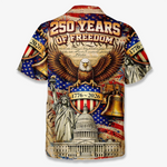 Unisex Tropical Hawaiian Aloha Shirt - America 250th Anniversary Gifts For Women, Men - American Spirit Tropical Soul