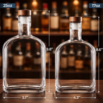 Custom Liquor Decanter - Personalized Father's Day Birthday Gifts For Dad, Grandpa - From The Reasons You Drink
