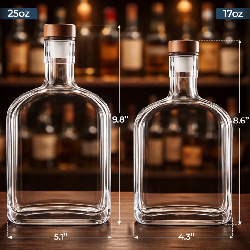 Custom Liquor Decanter - Personalized Father's Day Birthday Gifts For Dad, Grandpa - From The Reasons You Drink