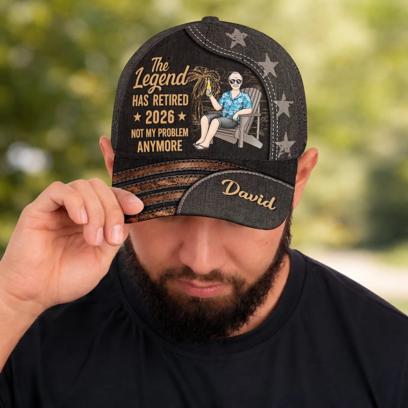 Custom Hat, All Over Print Classic Cap - Personalized Retirement Gifts For Women, Men - Enjoy Life On Your Terms