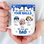 Custom 3D Inflated Effect Printed Mug - Personalized Funny Father's Day Birthday Gifts For Dad - Thank You For Being Our Rock