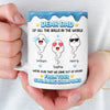 Custom 3D Inflated Effect Printed Mug - Personalized Funny Father's Day Birthday Gifts For Dad - So Glad To Be Your Kids