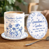Custom 3D Inflated Effect Printed Mug And Coaster Set - Personalized Mother's Day Birthday Gifts For Mom, Grandma - Garden Of Love