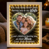 Custom Photo Infinity Mirror Light Box - Personalized Anniversary Wedding Gifts For Husband And Wife, Him And Her - In Your Eyes I See Eternity