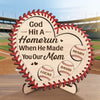 Custom 2-Layered Wooden Plaque - Personalized Mother's Day Birthday Gifts For Mom - Blessed With The Best Mom