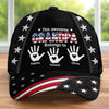 Custom Hat, All Over Print Classic Cap - Personalized Father's Day Birthday Gifts For Dad, Grandpa - Dad Always Our Hero
