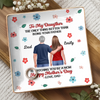 Custom 3D Inflated Effect Printed Full-Print Jewelry Dish - Personalized Mother's Day Birthday Gifts For Daughter - Dad’s Heart, Always With You