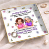 Custom 3D Inflated Effect Printed Full-Print Jewelry Dish - Personalized Mother's Day Birthday Gifts For Daughter - A Bond Forever In Bloom
