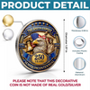 Custom Commemorative Keepsake Coin - Personalized America 250th Anniversary Gifts For Mom, Dad, Brother, Sister, Kids - A Legacy Of Freedom And Pride