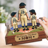 Custom 2-Layered Wooden Plaque - Personalized Mother's Day Birthday Gifts For Mom, Grandma - We Caught The Best Mom