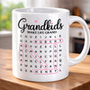 Custom Word Search Puzzle Mug - Personalized Mother's Day Birthday Gifts For Mom, Grandma - Grand Love, One Word At A Time