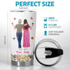 Custom 3D Inflated Effect Printed Tumbler - Personalized Mother's Day Birthday Gifts For Mom, Grandma - Thank You For Your Love