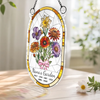 Custom Sunflower Window Hanging Suncatcher Ornament - Personalized Mother's Day Birthday Gifts For Mom, Grandma - A Little Garden Of Big Love