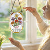 Custom Sunflower Window Hanging Suncatcher Ornament - Personalized Mother's Day Birthday Gifts For Mom, Grandma - A Little Garden Of Big Love