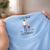 Custom Inside Neck Print T-Shirt - Personalized Father's Day Birthday Gifts For Dad, Grandpa - Forever Your Kid
