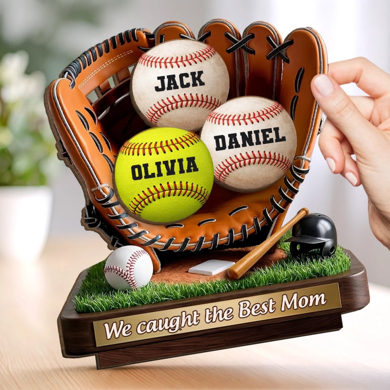 Custom 2-Layered Wooden Plaque - Personalized Mother's Day, Father's Day Gifts For Mom, Grandma, Dad, Grandpa - Mom You Mean So Much