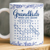 Custom Word Search Puzzle Mug - Personalized Mother's Day Birthday Gifts For Mom, Grandma - Love Hidden In Every Name
