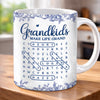 Custom Word Search Puzzle Mug - Personalized Mother's Day Birthday Gifts For Mom, Grandma - Love Hidden In Every Name