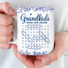 Custom Word Search Puzzle Mug - Personalized Mother's Day Birthday Gifts For Mom, Grandma - Love Hidden In Every Name