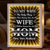 Custom Infinity Mirror Light Box - Personalized Mother's Day Anniversary Wedding Gifts For Husband And Wife, Him And Her - Loving You More Each Day