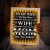 Custom Infinity Mirror Light Box - Personalized Mother's Day Anniversary Wedding Gifts For Husband And Wife, Him And Her - Loving You More Each Day
