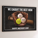 Custom Horizontal Poster - Personalized Mother's Day Gifts For Mom, Grandma - Caught With Love