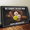 Custom Horizontal Poster - Personalized Mother's Day Gifts For Mom, Grandma - Caught With Love