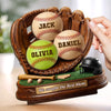 Custom 2-Layered Wooden Plaque - Personalized Mother's Day, Father's Day Gifts For Mom, Grandma, Dad, Grandpa - Thankful For You Mom