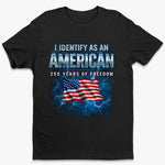 Unisex T-shirt, Premium T-shirt, Hoodie - America 250th Anniversary Gifts For Men And Women - Built On Courage And Hope