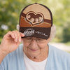 Custom Hat, All Over Print Classic Cap - Personalized Mother's Day Birthday Gifts For Grandma, Mom - Connected By Heart