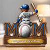 Custom 2-Layered Wooden Plaque - Personalized Mother's Day Birthday Gifts For Mom, Grandma - Bound By Love