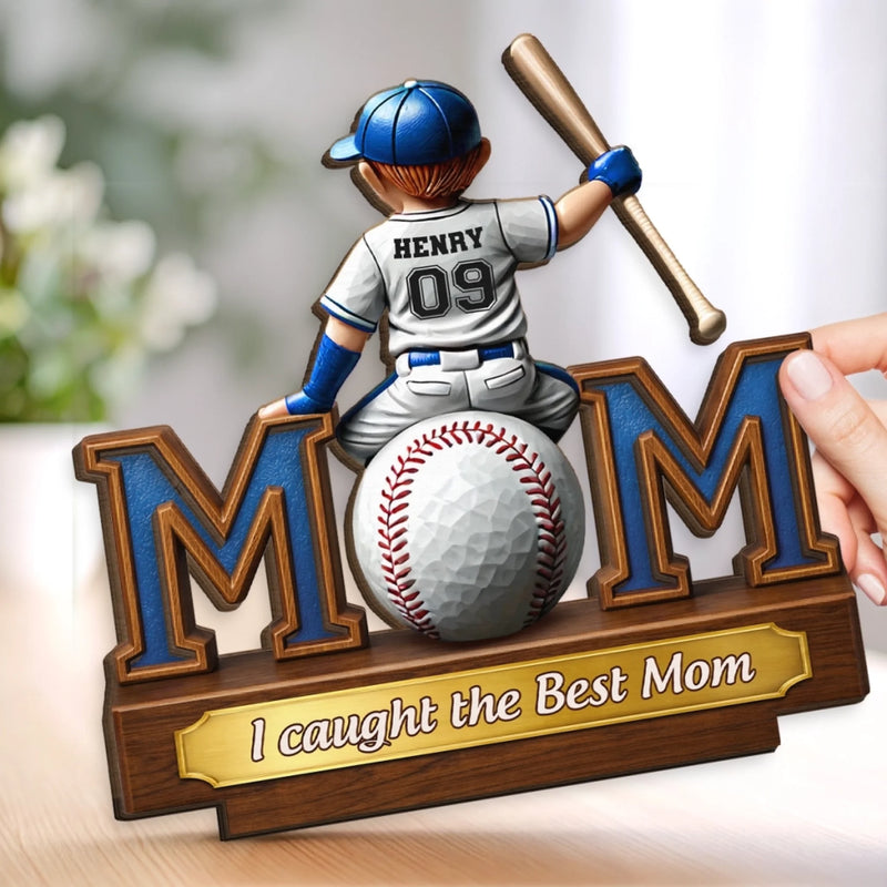 Custom 2-Layered Wooden Plaque - Personalized Mother's Day Birthday Gifts For Mom, Grandma - Bound By Love