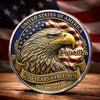 Custom Commemorative Keepsake Coin - Personalized America 250th Anniversary Gifts For Mom, Dad, Brother, Sister, Kids - Proud American Family