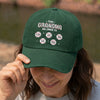Custom Vintage Washed Denim Baseball Cap - Personalized Mother's Day Gifts For Mom, Grandma - Forever Connected By Love