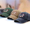 Custom Vintage Washed Denim Baseball Cap - Personalized Mother's Day Gifts For Mom, Grandma - Gentle But Strong