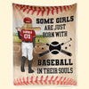 Practice Like You've Never Won - Family Personalized Custom Blanket - Gift For Family Members, Baseball Players, Baseball Lovers