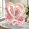 Custom Acrylic Plaque - Personalized Baby Shower, Gender Reveal Gifts For New Moms, New Parents - Welcome Our Little Miracle