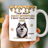 Custom 3D Inflated Effect Printed Mug - Personalized Mother's Day Birthday Gifts For Dog Lovers, Dog Mom - I Woof You Fur-ever