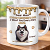 Custom 3D Inflated Effect Printed Mug - Personalized Mother's Day Birthday Gifts For Dog Lovers, Dog Mom - I Woof You Fur-ever