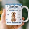 Custom 3D Inflated Effect Printed Mug - Personalized Mother's Day Birthday Gifts For Dog Cat Lovers, Dog Mom, Cat Owners - You Feed Me, I Own You