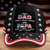 Custom Hat, All Over Print Classic Cap - Personalized Father's Day Birthday Gifts For Dad, Grandpa - Double The Love Double The Pride