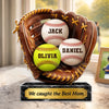 Custom Acrylic Plaque - Personalized Mother's Day, Father's Day Gifts For Mom, Grandma, Dad, Grandpa - I Caught The Best Mom