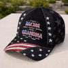 Custom Hat, All Over Print Classic Cap - Personalized Mother's Day Birthday Gifts For Mom, Grandma - Family Love In Red, White And Blue
