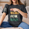 Custom Unisex T-Shirt With Design On Sleeve - Personalized Mother's Day Birthday Gifts For Mom, Grandma - Our Best Mom Ever