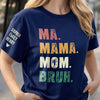 Custom Unisex T-Shirt With Design On Sleeve - Personalized Mother's Day Birthday Gifts For Mom, Grandma - Our Best Mom Ever