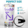 Custom Word Search Puzzle 3D Inflated Effect Printed Tumbler - Personalized Mother's Day Birthday Gifts For Mom, Grandma - Sweet Names, Sweeter Memories